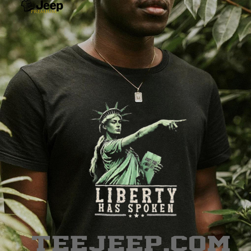 Sophie Cunningham Indiana Fever Liberty Has Spoken Don’t You Point at Me Statue of Liberty shirt