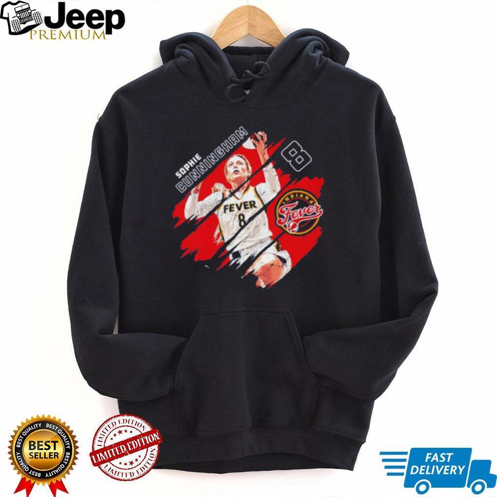 Sophie Cunningham Indiana Fever Stripes shirt