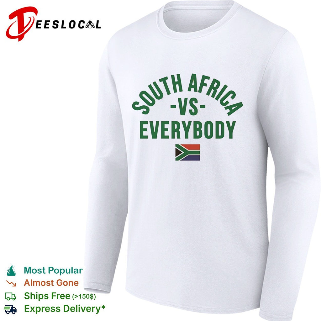 South Africa vs everybody flag soccer pride shirt
