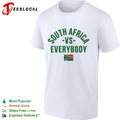 South Africa vs everybody flag soccer pride shirt