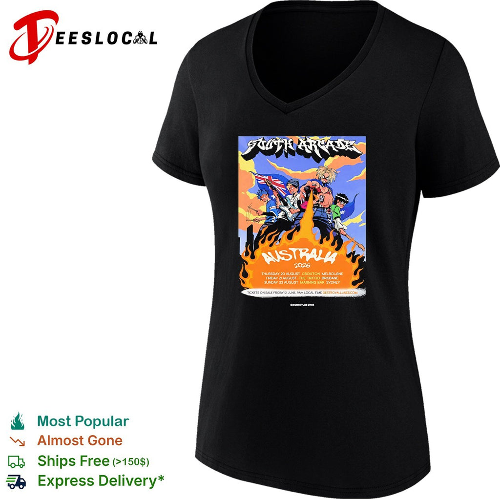 South Arcade Australia 2026 tour dates Croxton The Triffid Manning Bar shirt
