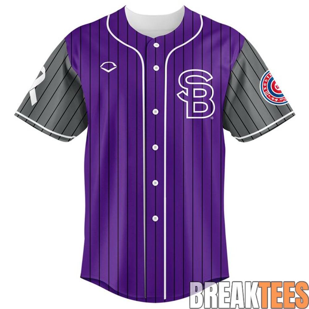 South Bend Cubs 2026 Cancer Awareness Night Jersey