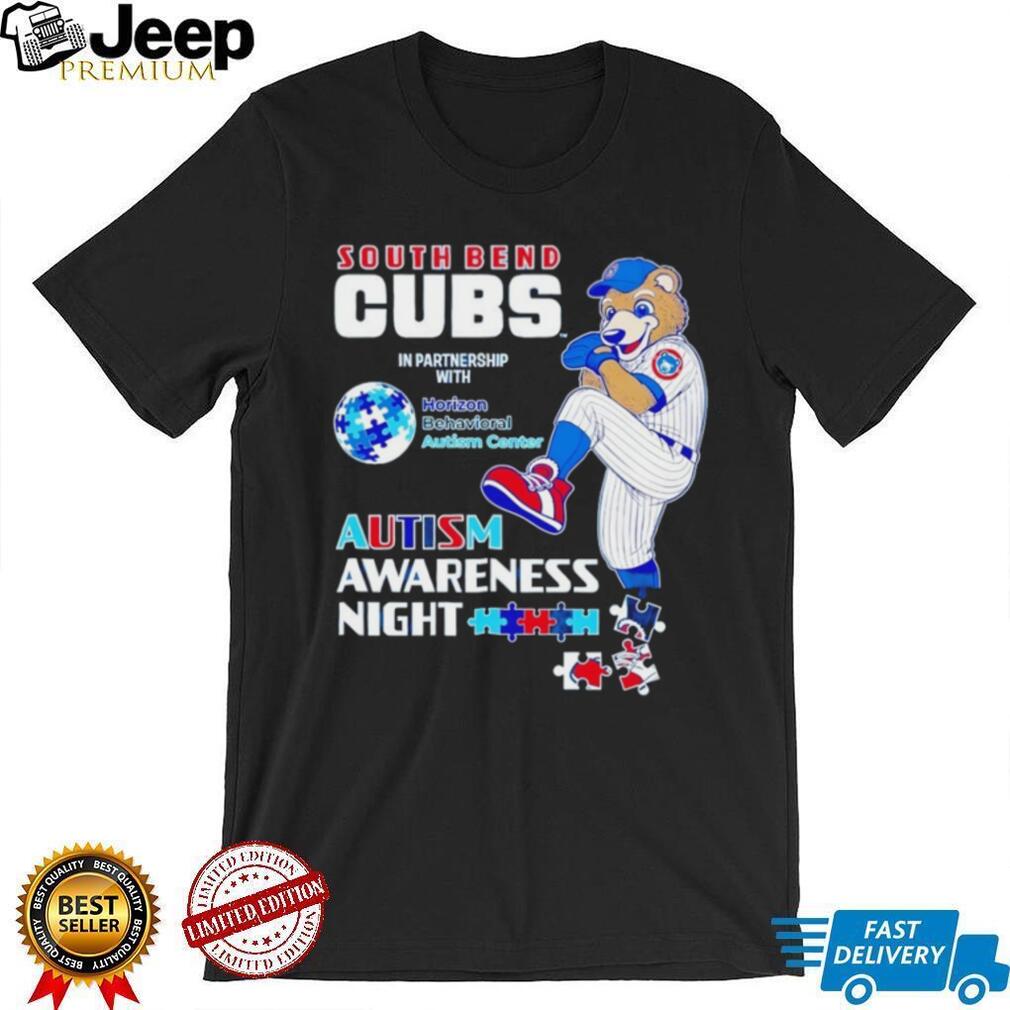 South Bend Cubs Autism Awareness Night Baseball T Shirt