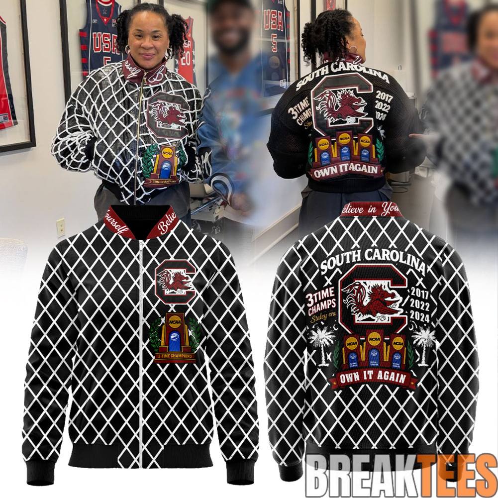 South Carolina Gamecocks Dawn Staley Own It Again Special Bomber Jacket