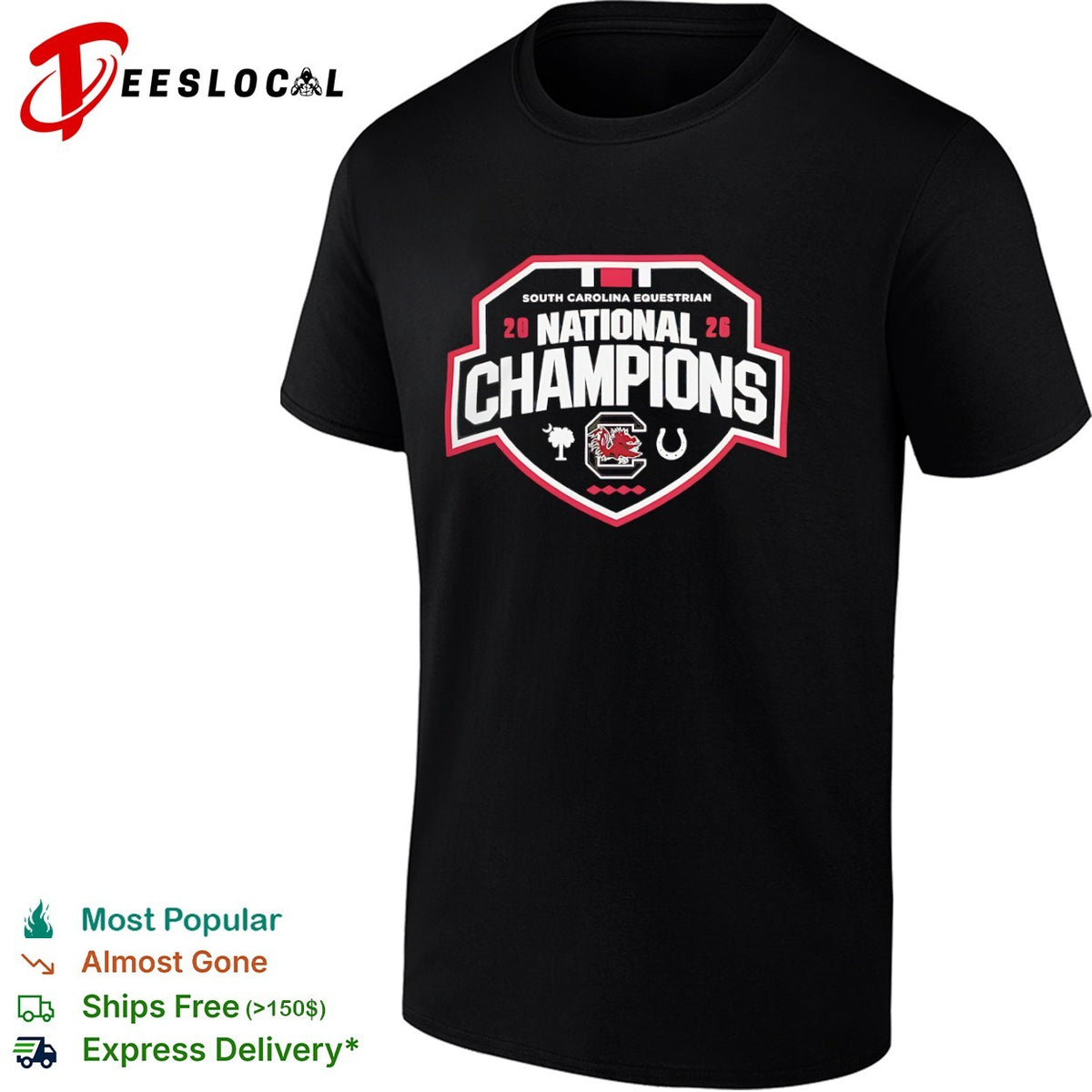 South Carolina Gamecocks Equestrian 2026 National Champions shirt