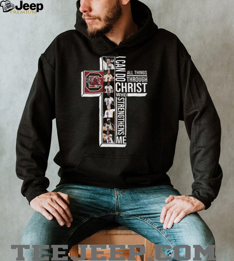 South Carolina Gamecocks Women’s Basketball Cross Philippians Four Thirteen Religious Sport T Shirt