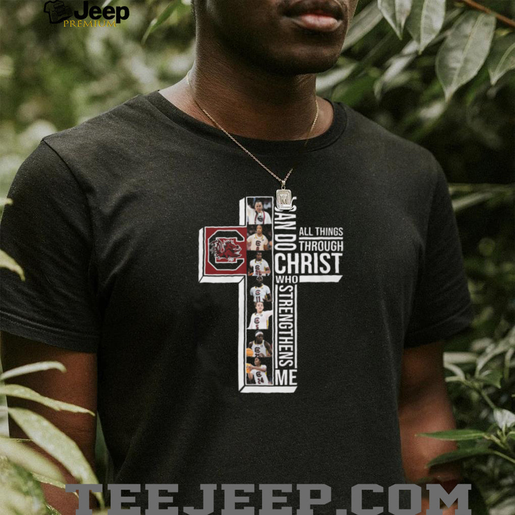 South Carolina Gamecocks Women’s Basketball Cross Philippians Four Thirteen Religious Sport T Shirt