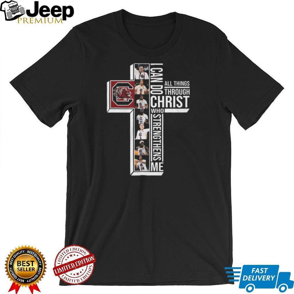 South Carolina Gamecocks Women’s Basketball Cross Philippians Four Thirteen Religious Sport T Shirt