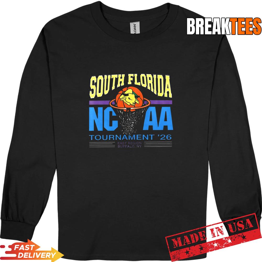 South Florida Bulls NCAA Basketball Tournament 2026 T-Shirt