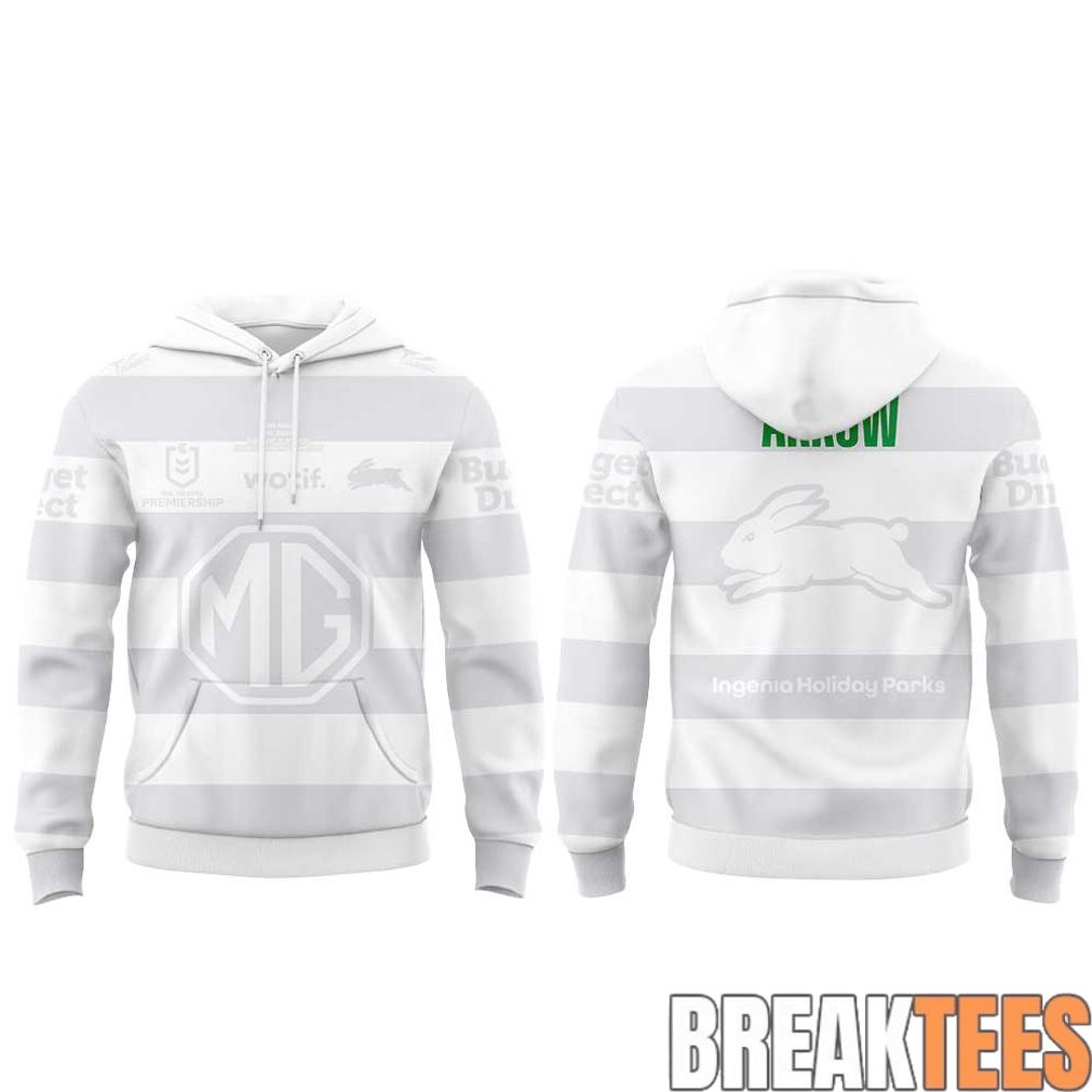 South Sydney Rabbitohs Arrow White 2026 Hoodie