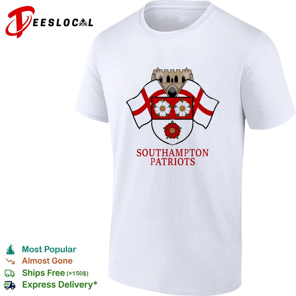 Southampton Patriots floral logo shirt