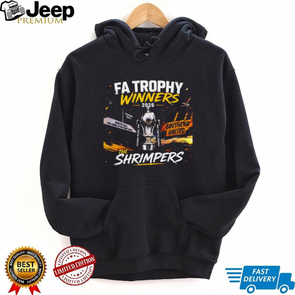 Southend United Shrimpers FA Trophy Winners 2026 Sports T Shirt