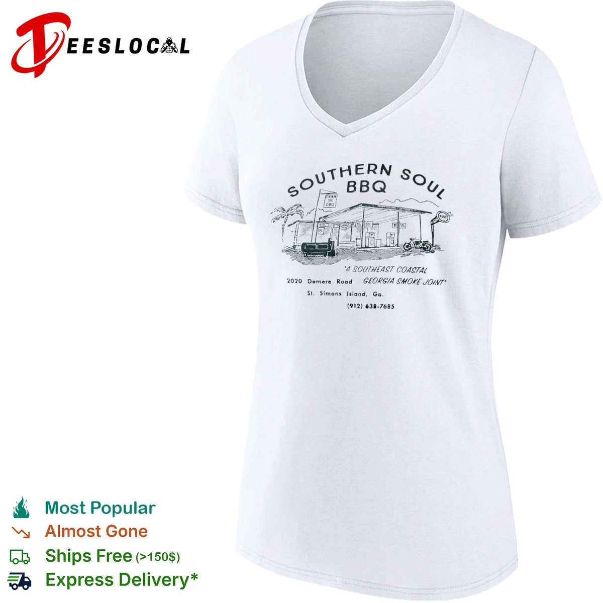 Southern Soul BBQ 2020 Demere Road St Simons Island Ga A Southeast Coastal Smoke shirt
