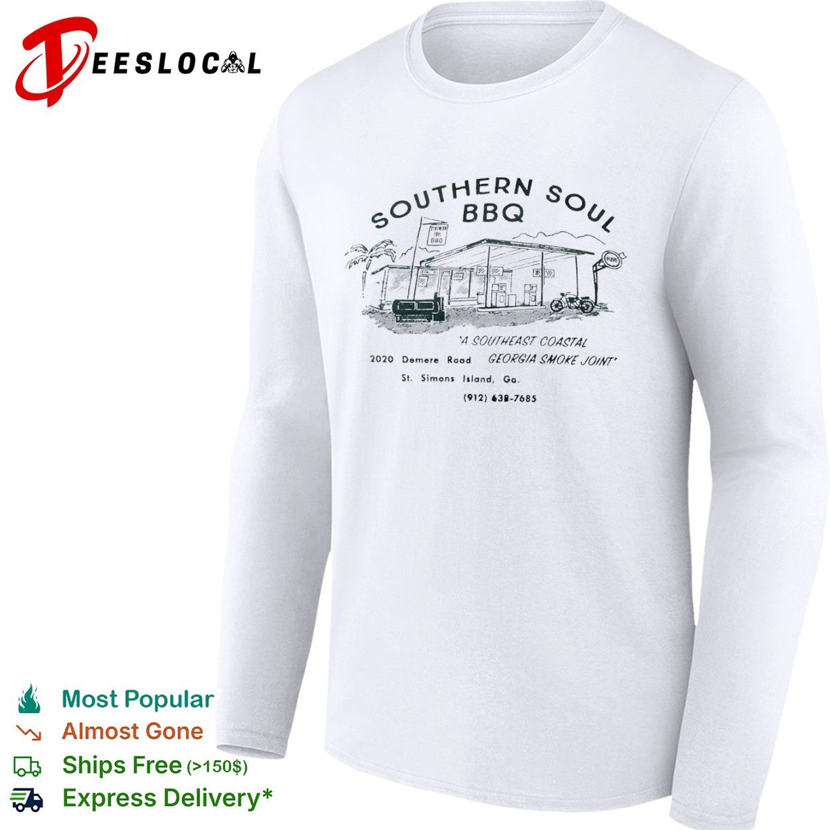 Southern Soul BBQ 2020 Demere Road St Simons Island Ga A Southeast Coastal Smoke shirt