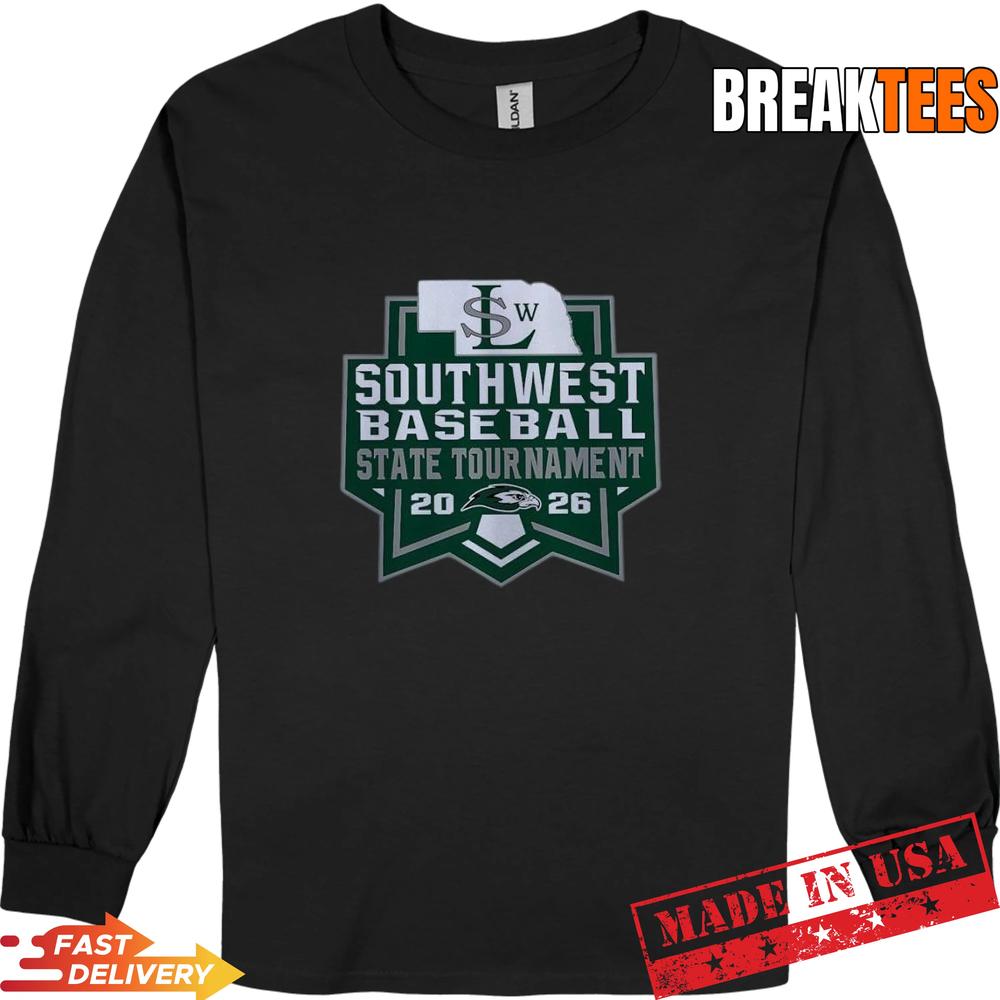 Southwest Silver Hawks Baseball State Tournament 2026 Logo Shirt