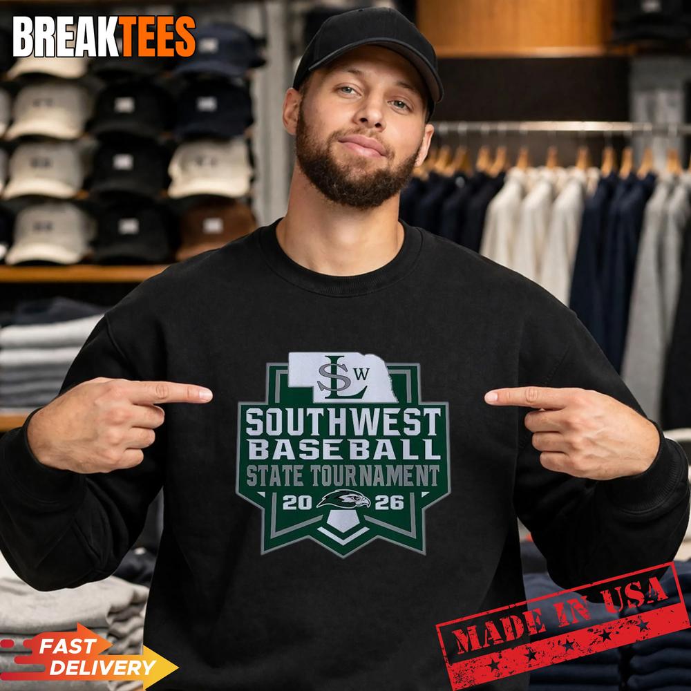 Southwest Silver Hawks Baseball State Tournament 2026 Logo Shirt