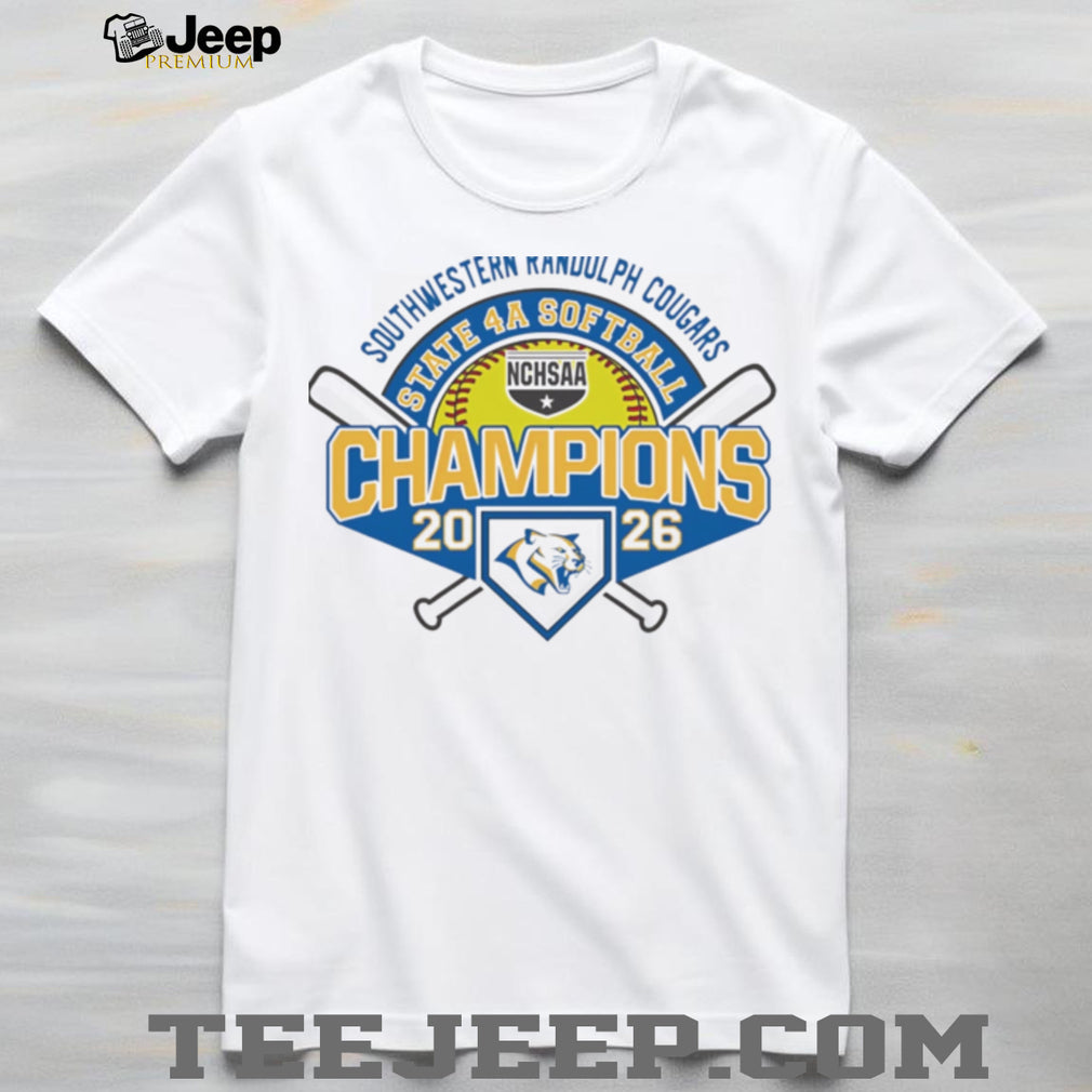 Southwestern Randolph Cougars 2026 NCHSAA State 4A Softball Champions shirt