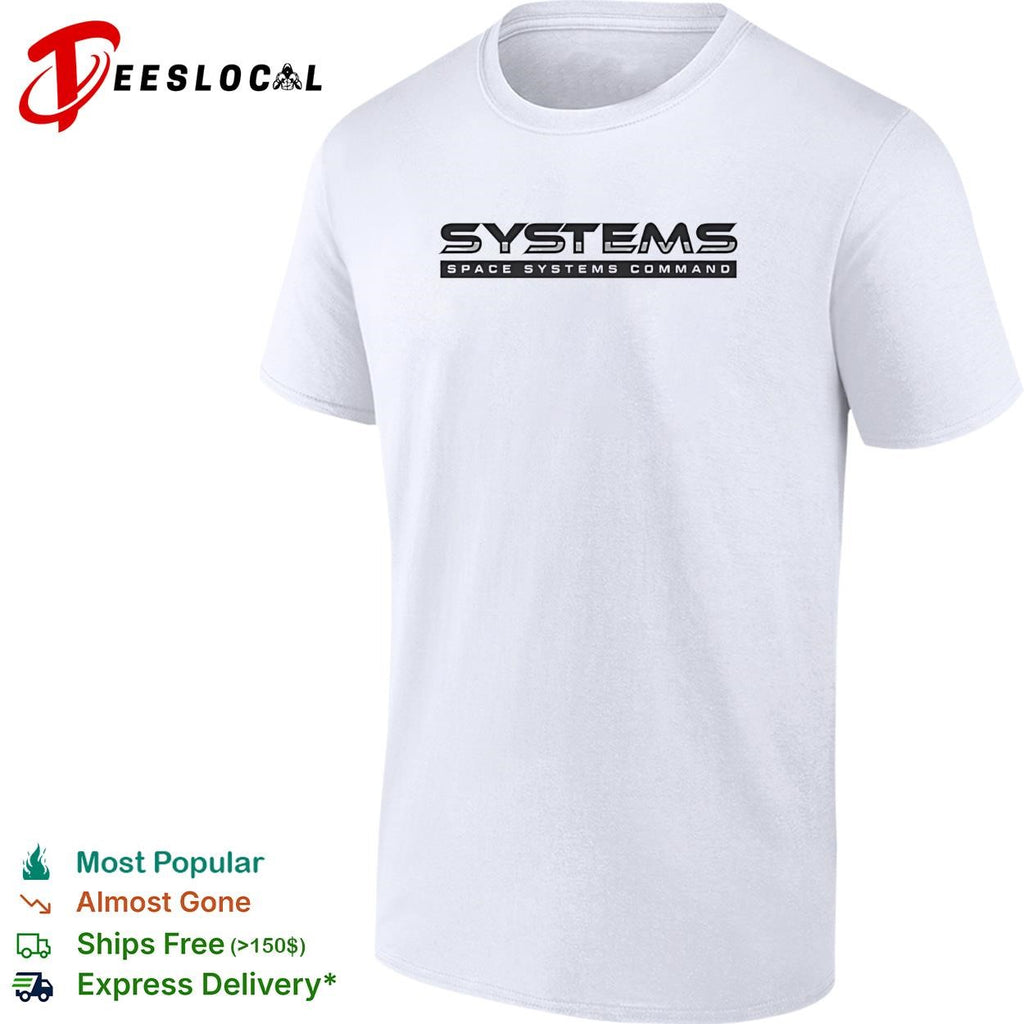 Space Systems Command military logo patriotic graphic shirt