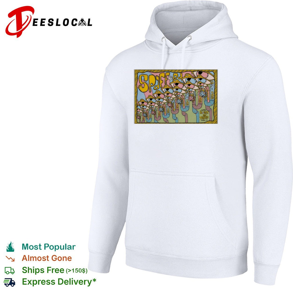Spafford 6 17 26 Hobart Art Theater Hobart IN Surreal Eye Pipe Cartoon shirt