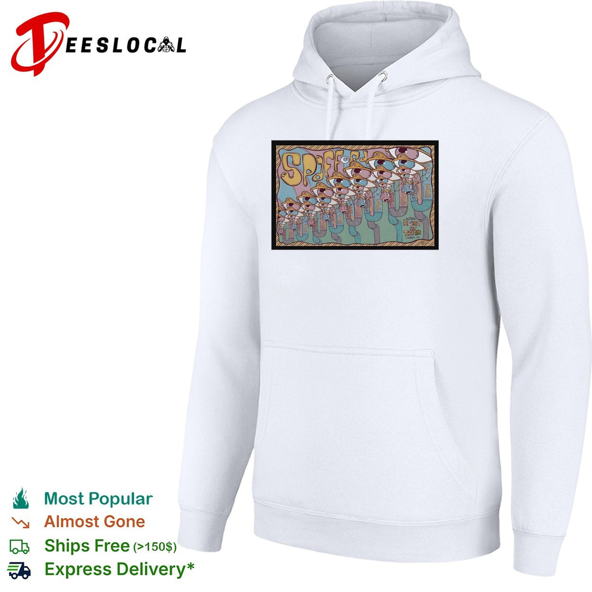 Spafford Hobart Art Theater 6 17 26 surreal eye creature tube shirt