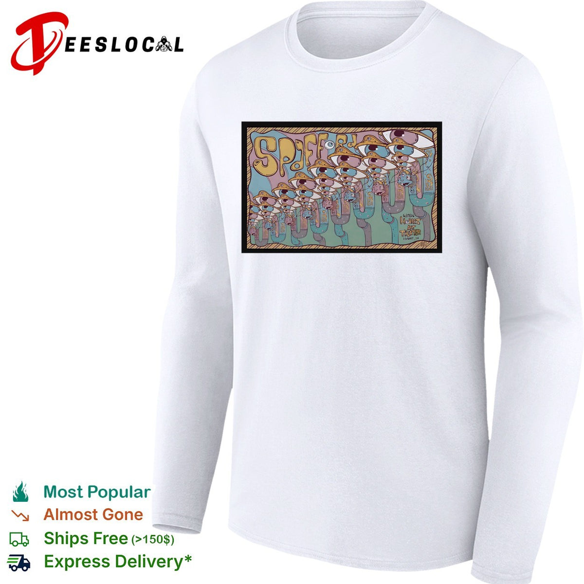 Spafford Hobart Art Theater 6 17 26 surreal eye creature tube shirt