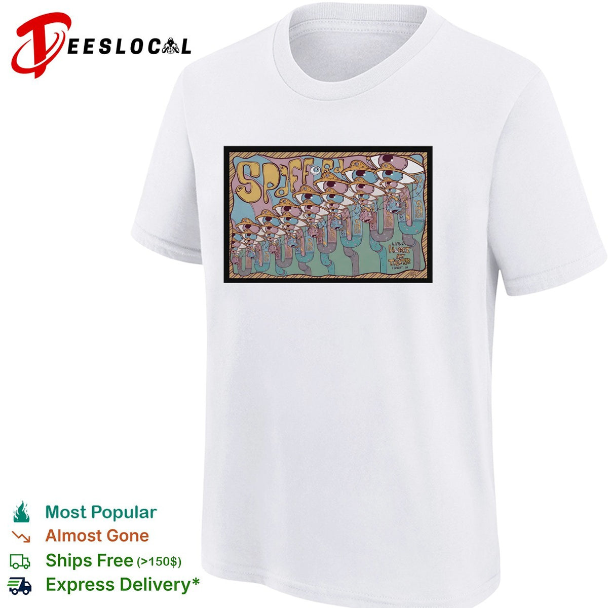 Spafford Hobart Art Theater 6 17 26 surreal eye creature tube shirt