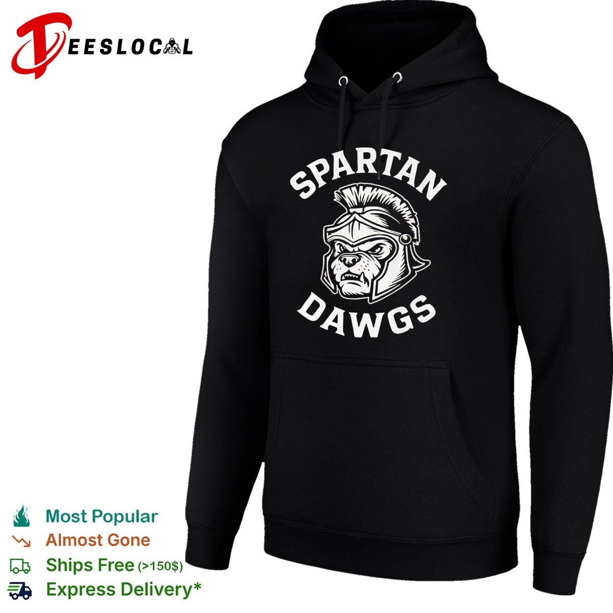 Spartan Dawgs mascot logo shirt