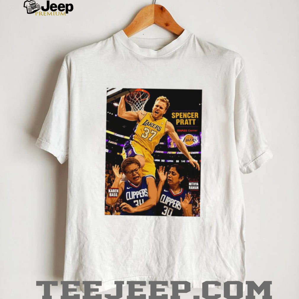 Spencer Pratt Lakers Dunk On Karen Bass And Nithya Raman T Shirt