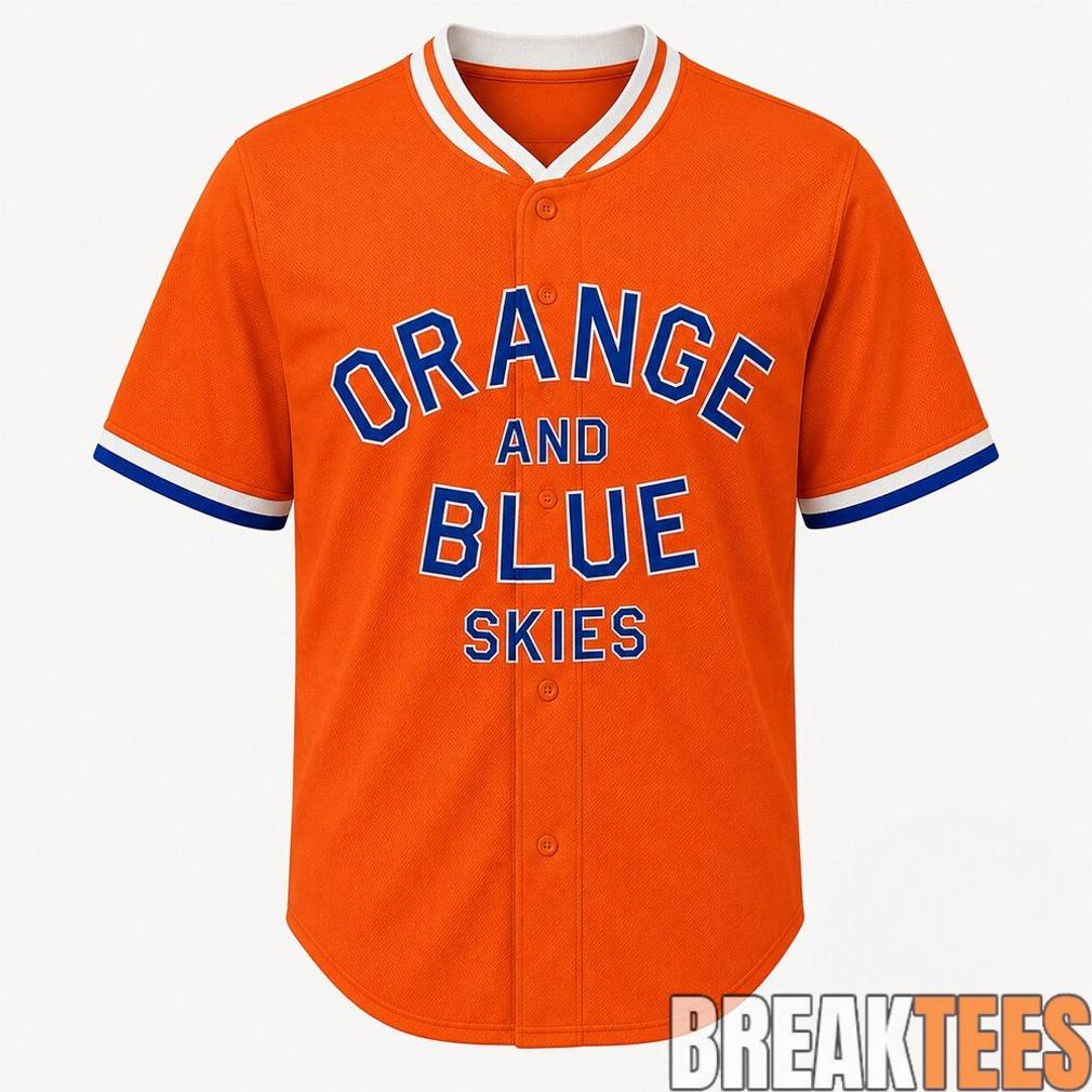 Spike Lee Knicks Game Orange And Blue Skies Jersey