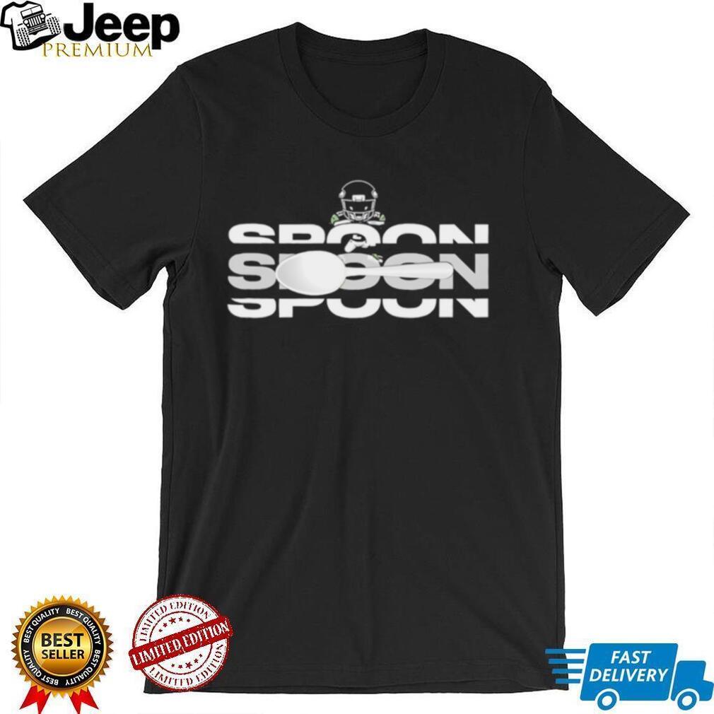 Spoon Seattle Football Catch Celebration Retro Sports Graphic Apparel Men Fans Athletic T Shirt