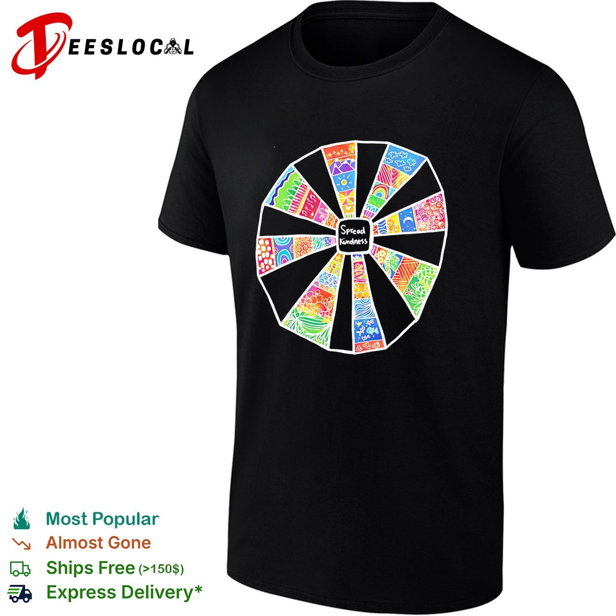 Spread Kindness spin roll shirt
