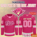 Springfield Thunderbirds 2026 Pink in the Rink Custom Hockey Jersey