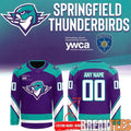 Springfield Thunderbirds 2026 Purple Warmup Hockey Jersey