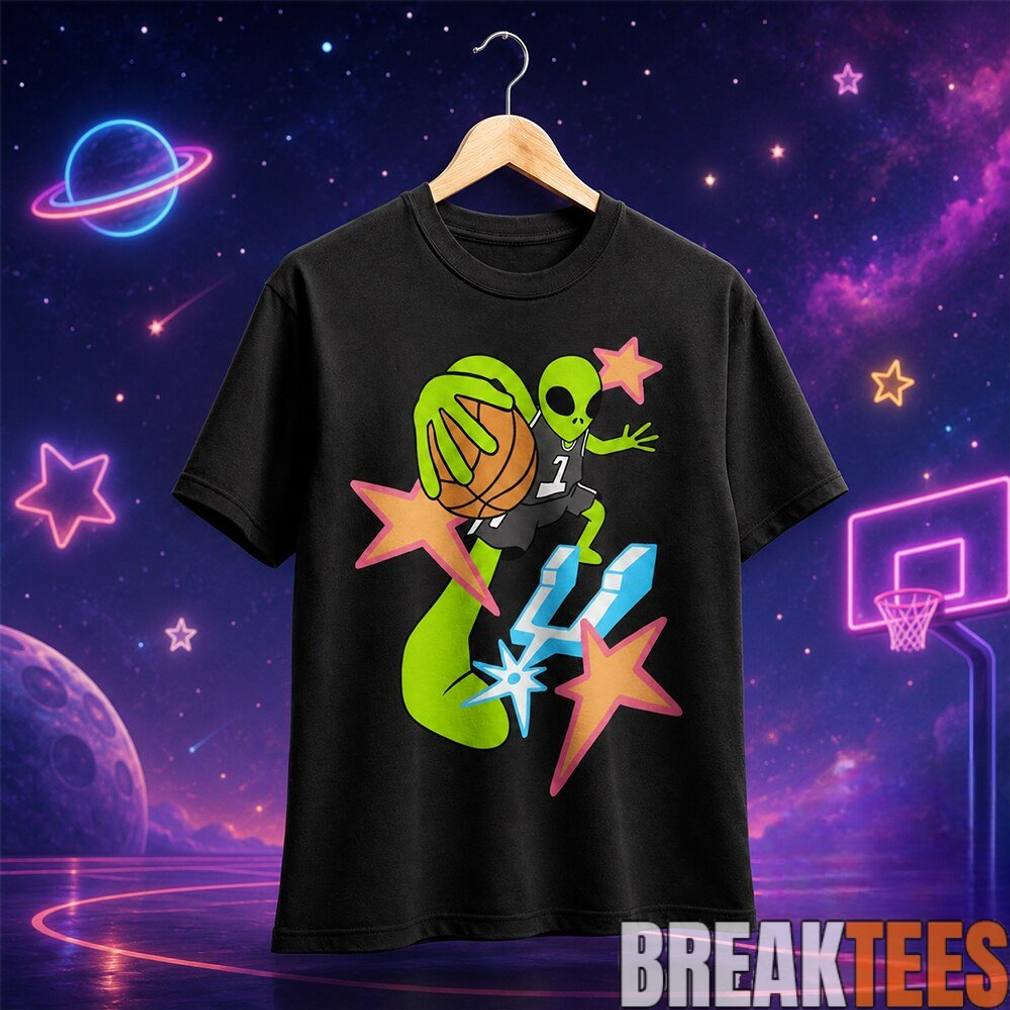 Spurs Conference Finals Wemby Alien Shirt
