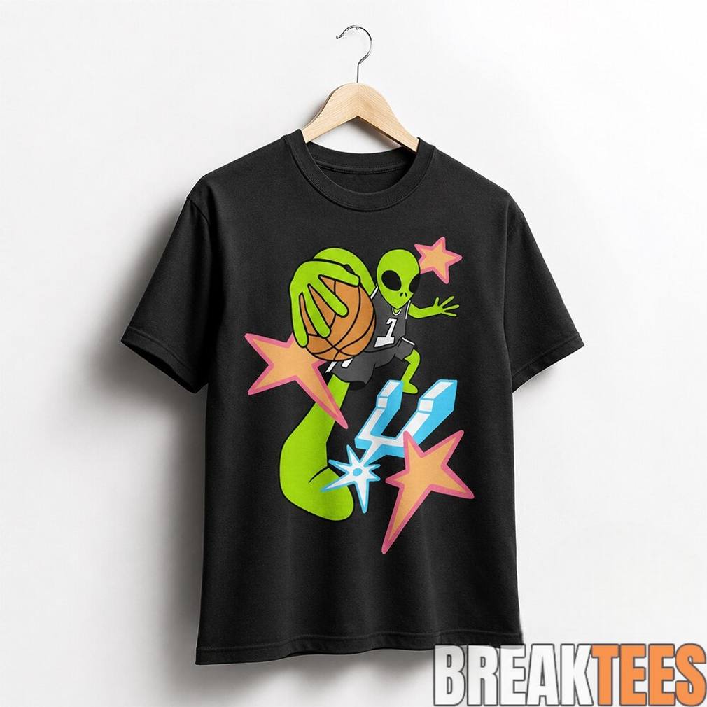 Spurs Conference Finals Wemby Alien Shirt