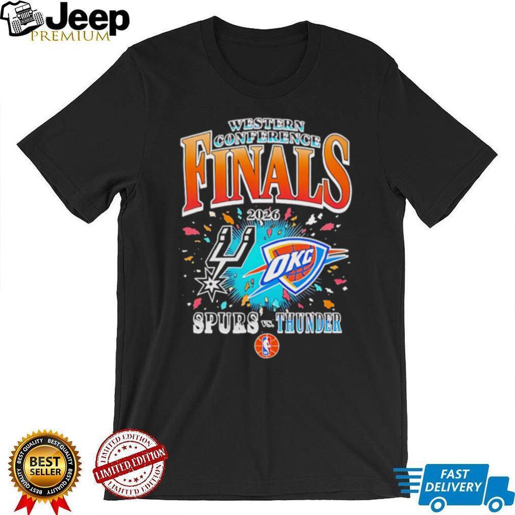 Spurs Vs Thunder 2026 Western Conference Finals Basketball T Shirt