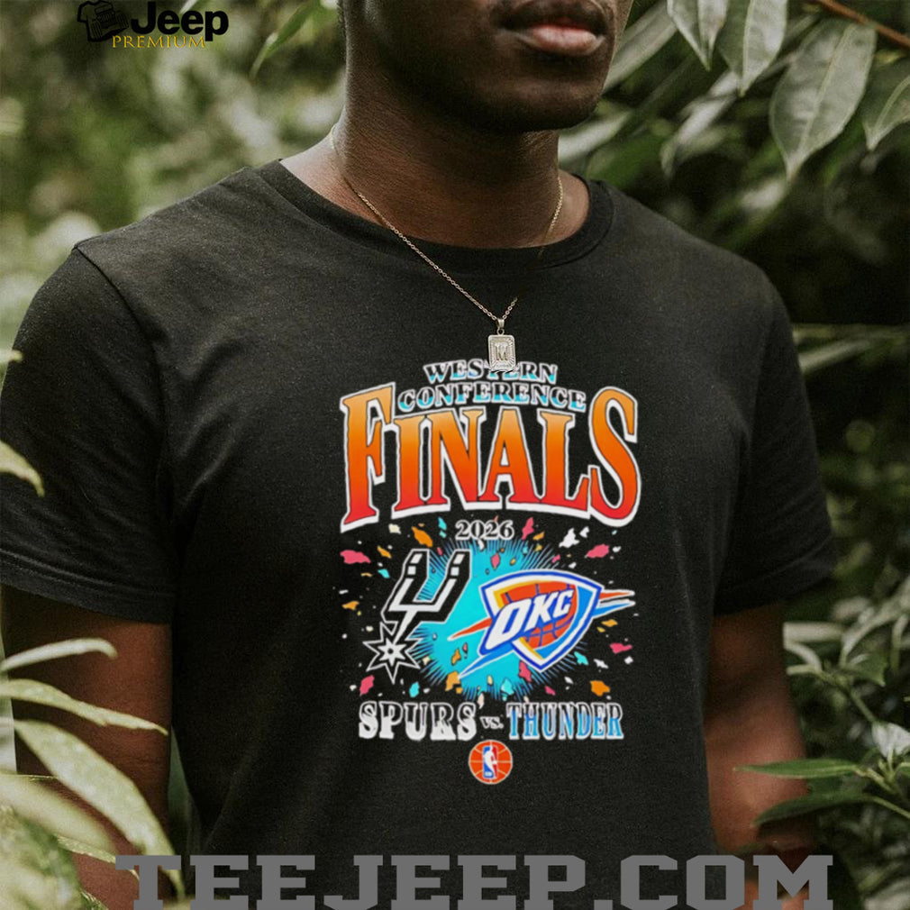 Spurs Vs Thunder 2026 Western Conference Finals Basketball T Shirt