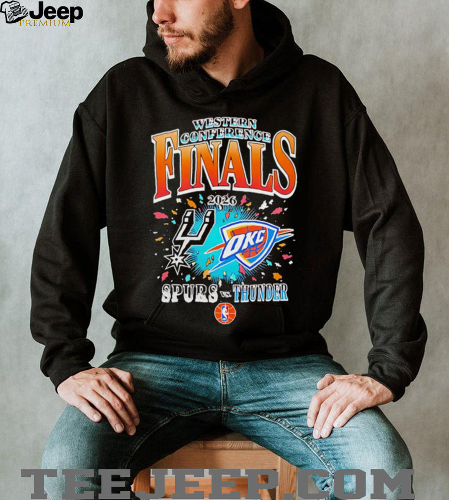 Spurs Vs Thunder 2026 Western Conference Finals Basketball T Shirt