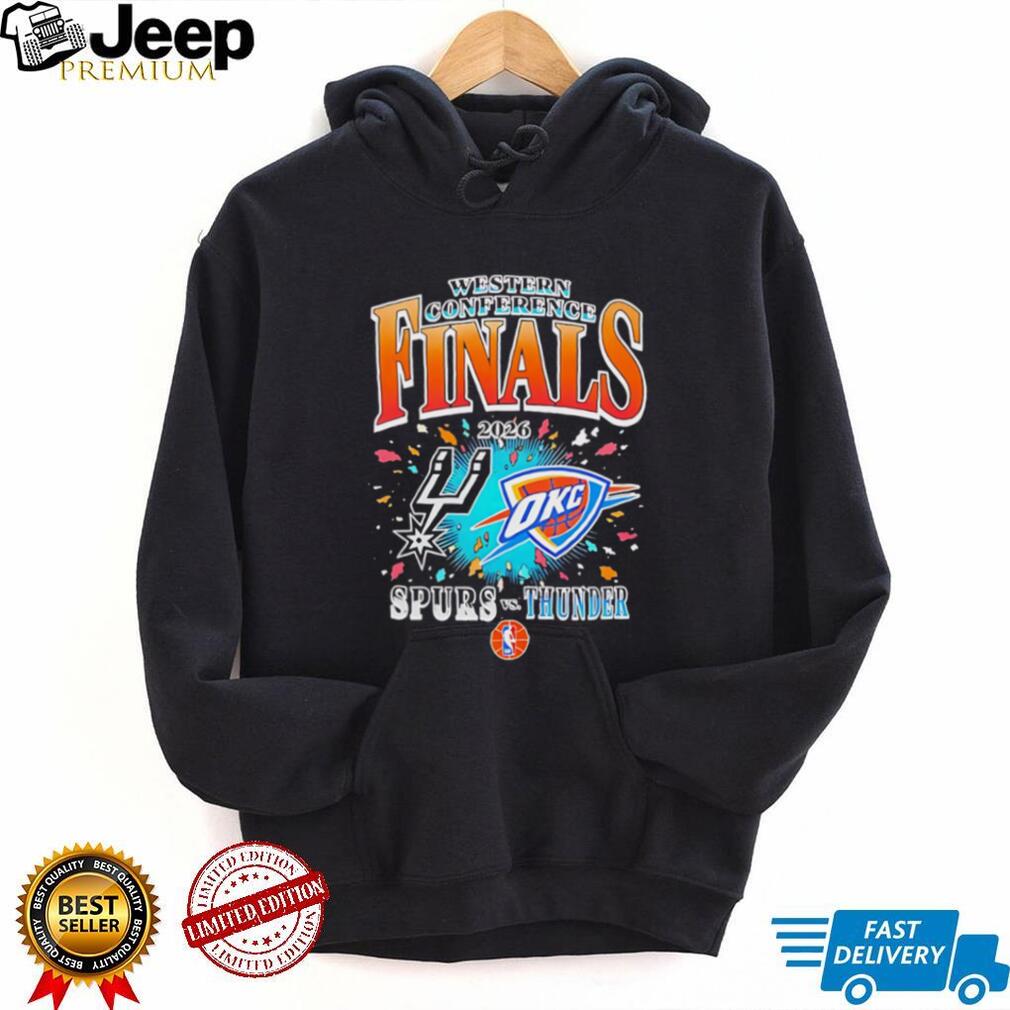 Spurs Vs Thunder 2026 Western Conference Finals Basketball T Shirt
