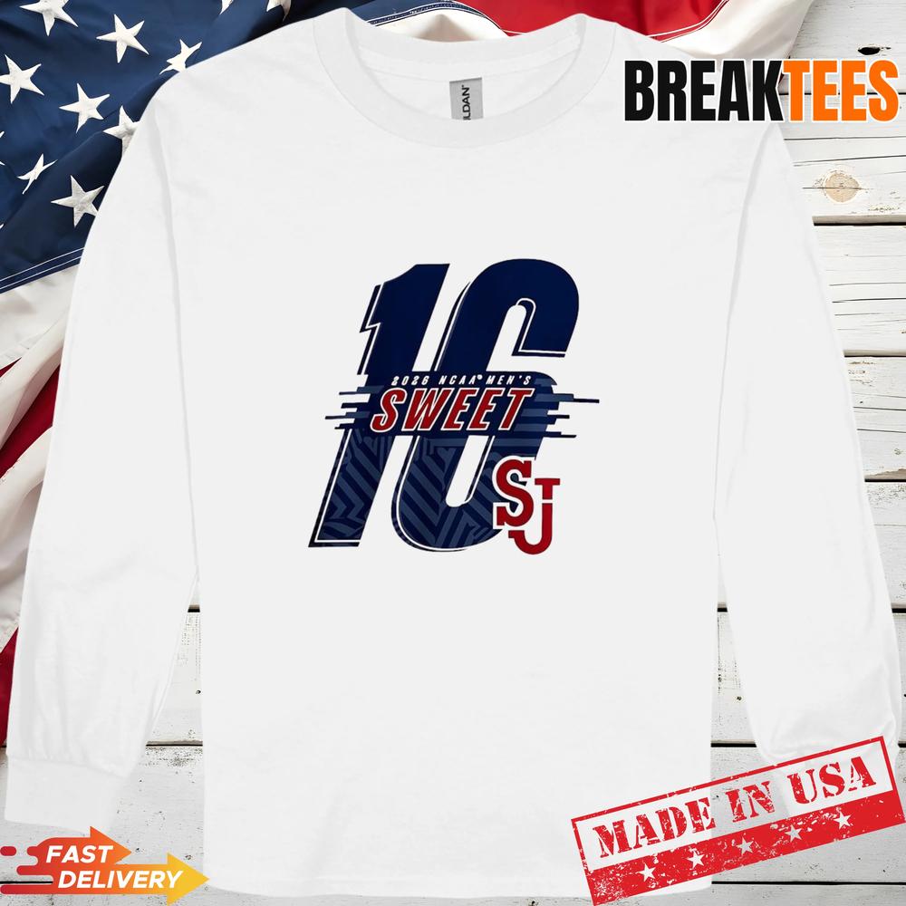 St John’s Red Storm Men’s Basketball 2026 Sweet 16 logo T-Shirt