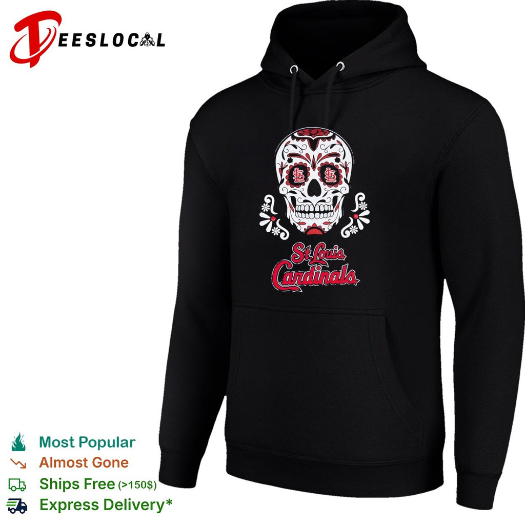St Louis Cardinals sugar skull shirt