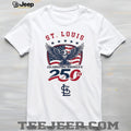 St. Louis Cardinals Personalized America’s 250th Anniversary Baseball Jersey T Shirt