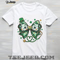 St. Patrick’s Day Nurse Stethoscope Clover Bow Lucky Healthcare Shirt