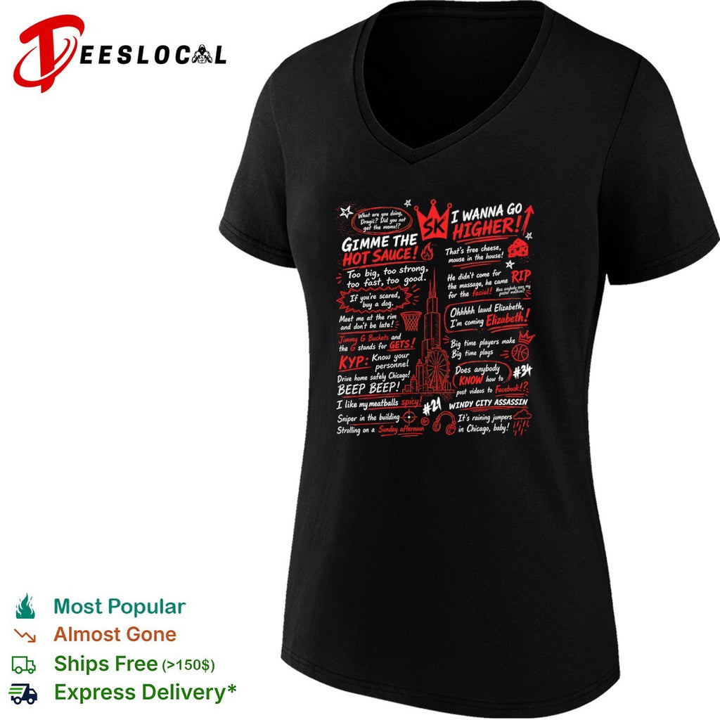 Stacey King Chicago Bulls Gimme The Hot Sauce I Wanna Go Higher shirt