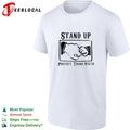 Stand up protect trans youth fist bump shirt