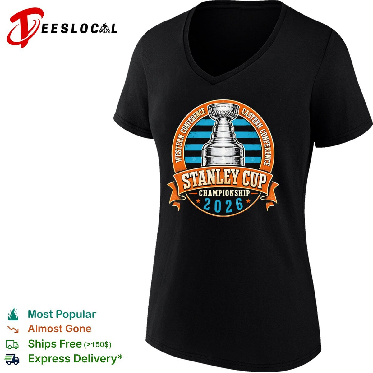 Stanley Cup Championship 2026 Western Conference Eastern Conference NHL shirt