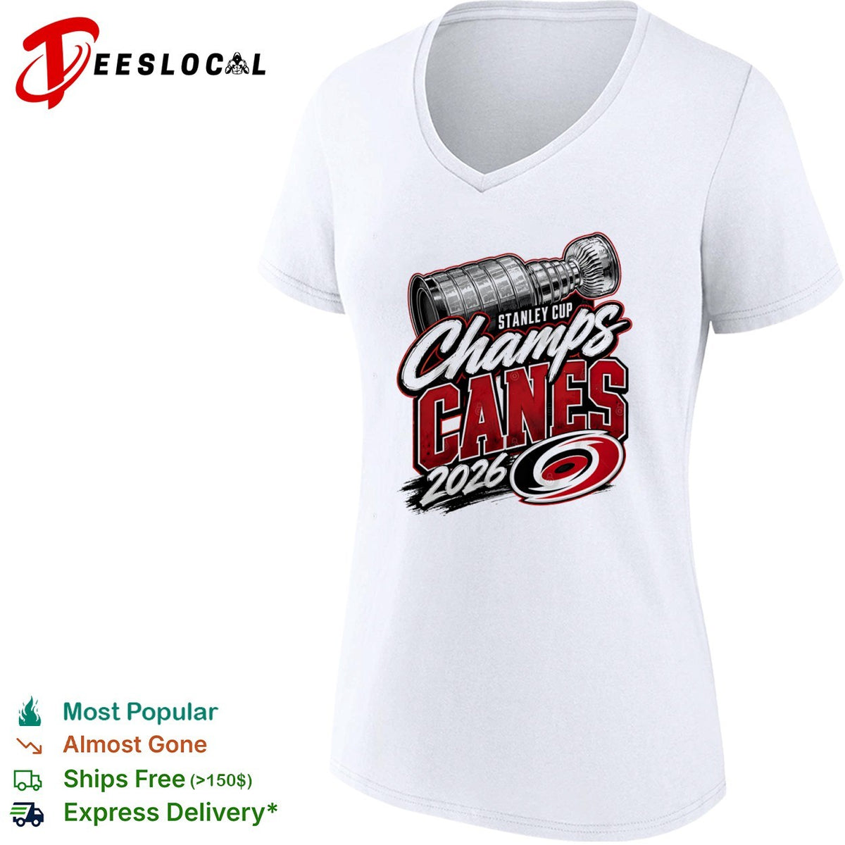 Stanley Cup Champs Canes 2026 Carolina Hurricanes NHL Hockey Shirt