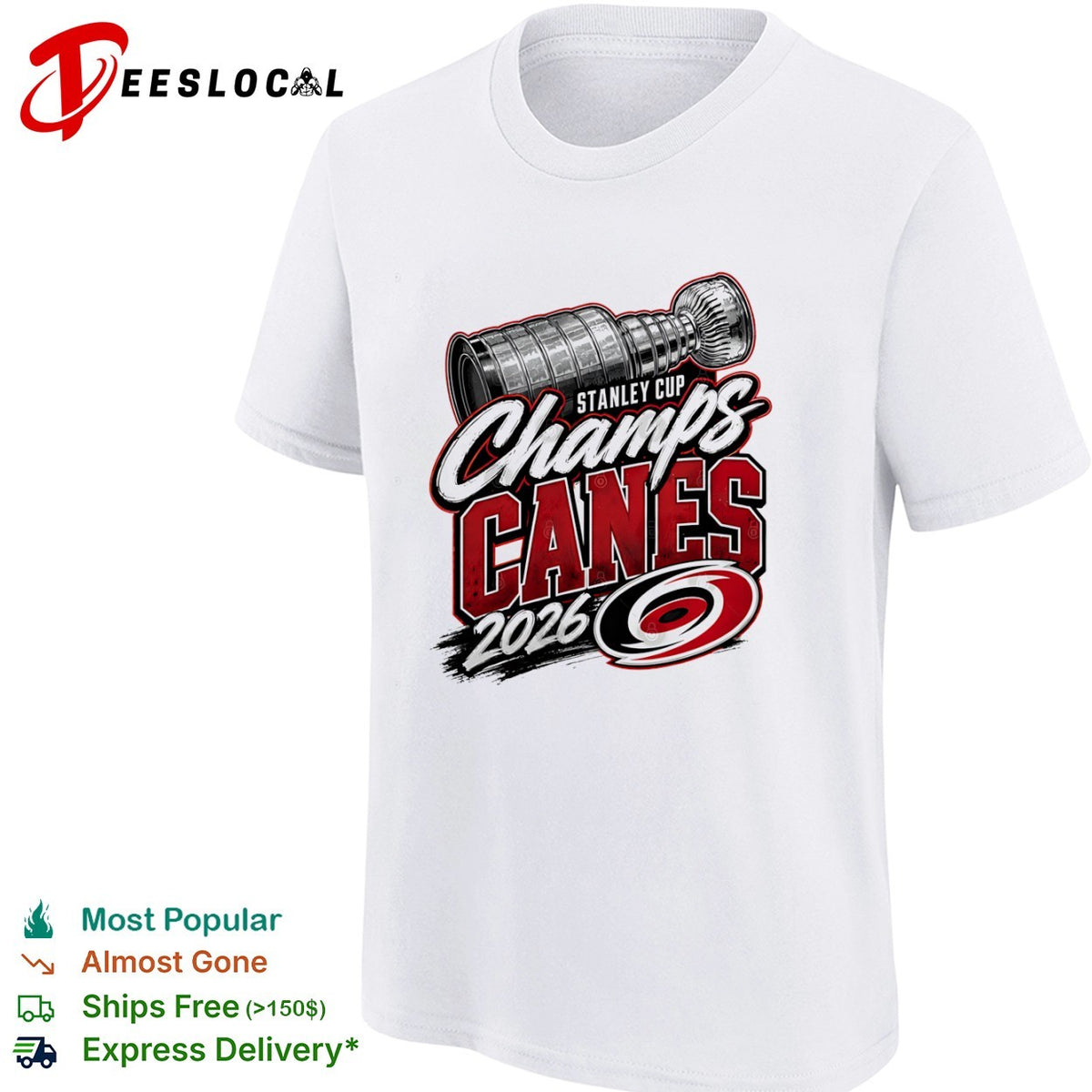 Stanley Cup Champs Canes 2026 Carolina Hurricanes NHL Hockey Shirt