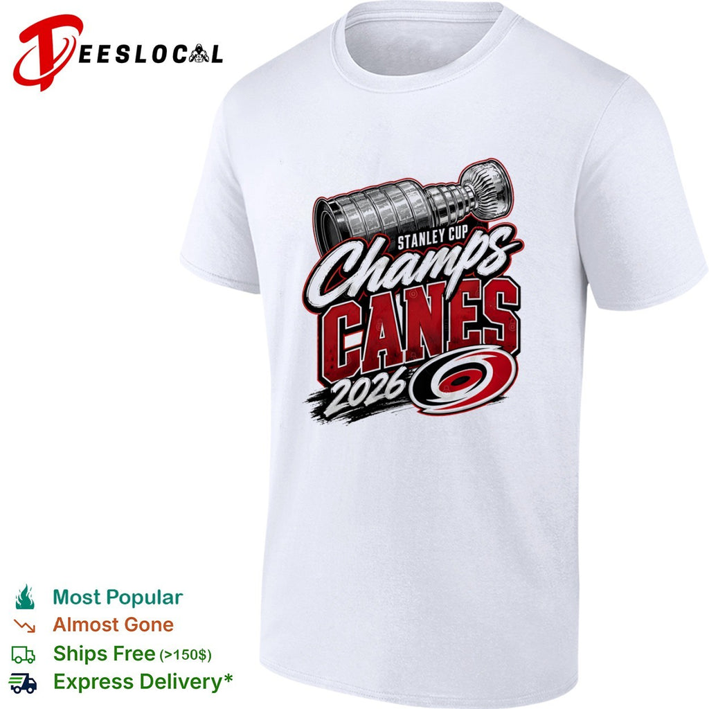 Stanley Cup Champs Canes 2026 Carolina Hurricanes NHL Hockey Shirt