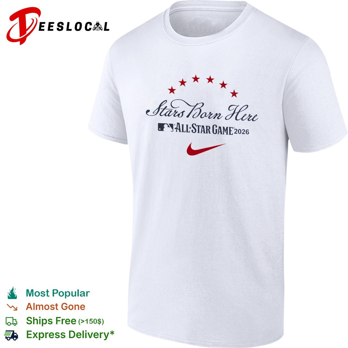 Stars Born Here MLB All Star Game 2026 shirt